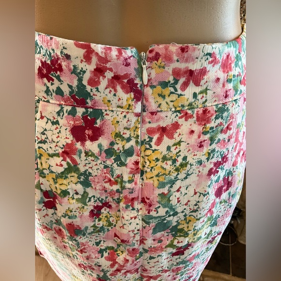 Forever 21 floral cotton flare skirt M - Picture 11 of 12